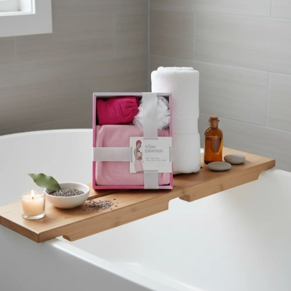 Spa Essentials Towel Wrap Set. NIB